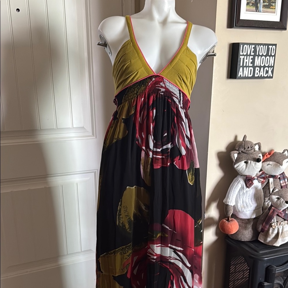 Multicolor Floral Maxi Dress